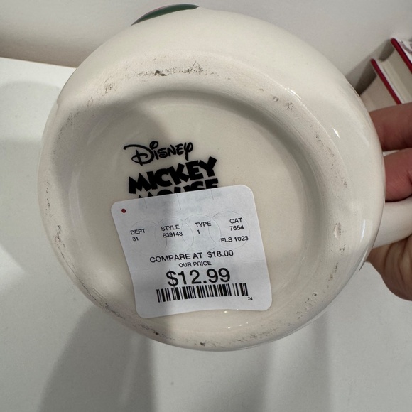 Mickey Mouse Snowman Mug - Picture 4 of 4